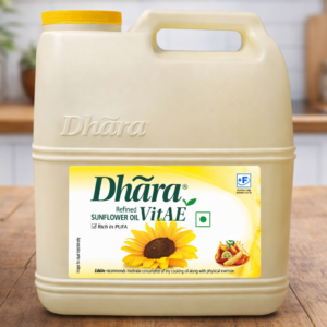 Dhara Refined Sunflower Oil 15 Kg Can