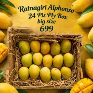 Ratnagiri Alphanso Mango Box 24 Pis Ply Box Big Size Mango